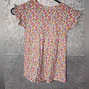 Old Navy Floral Top Dress Girls 5T 100% COTTON